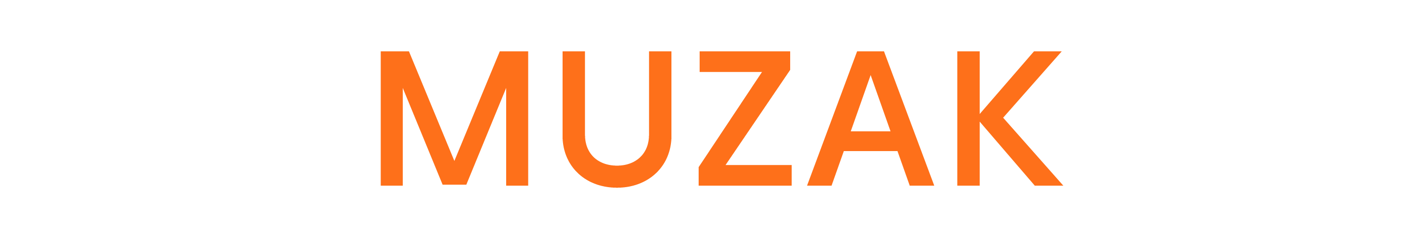 Orange headline saying Muzak