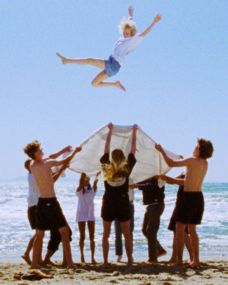 people having fun on the beach