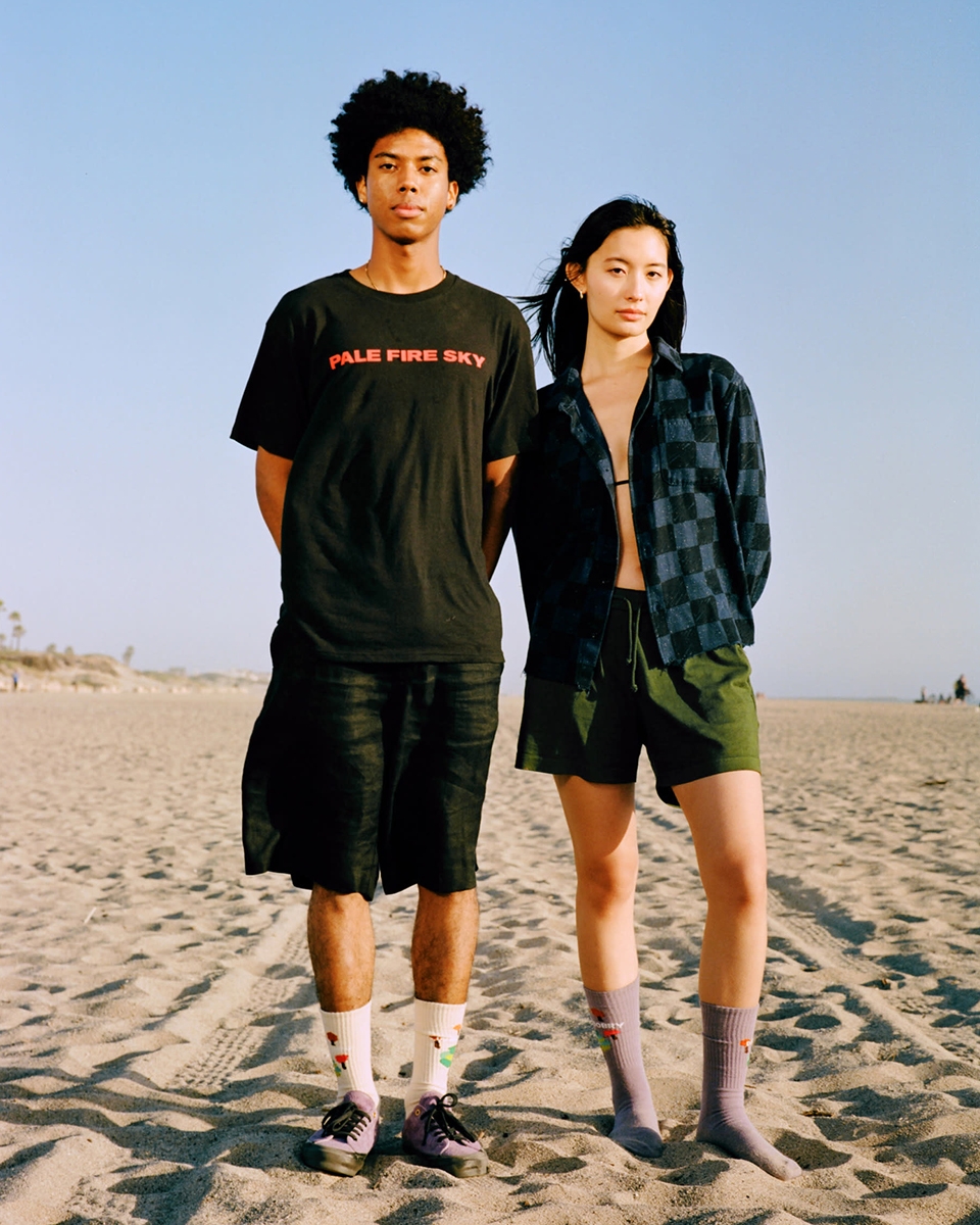 boy and girl on the beach