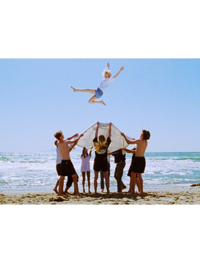 people having fun on the beach