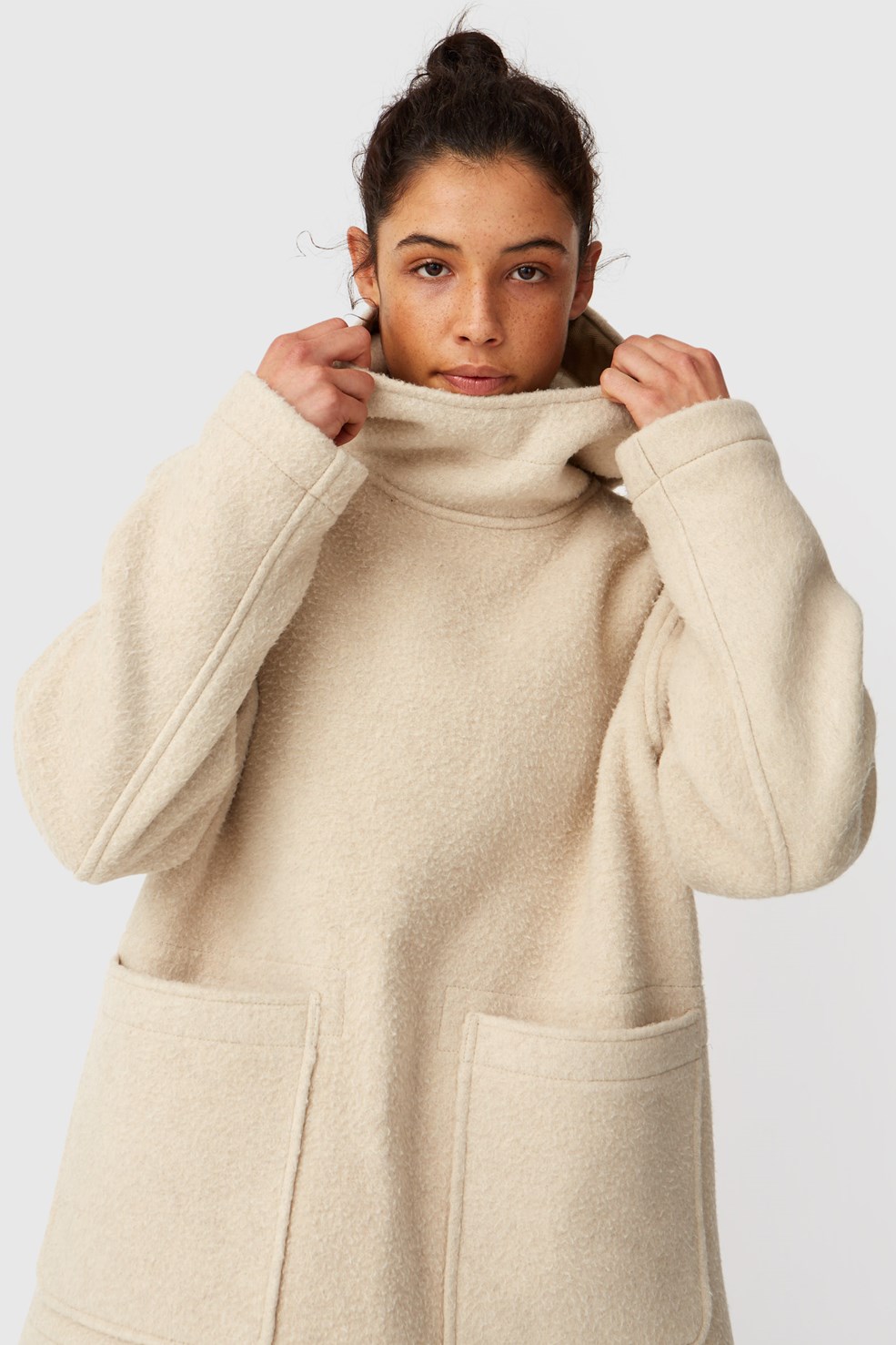 Wood Wood Emmanuelle anorak Light beige | WoodWood.com