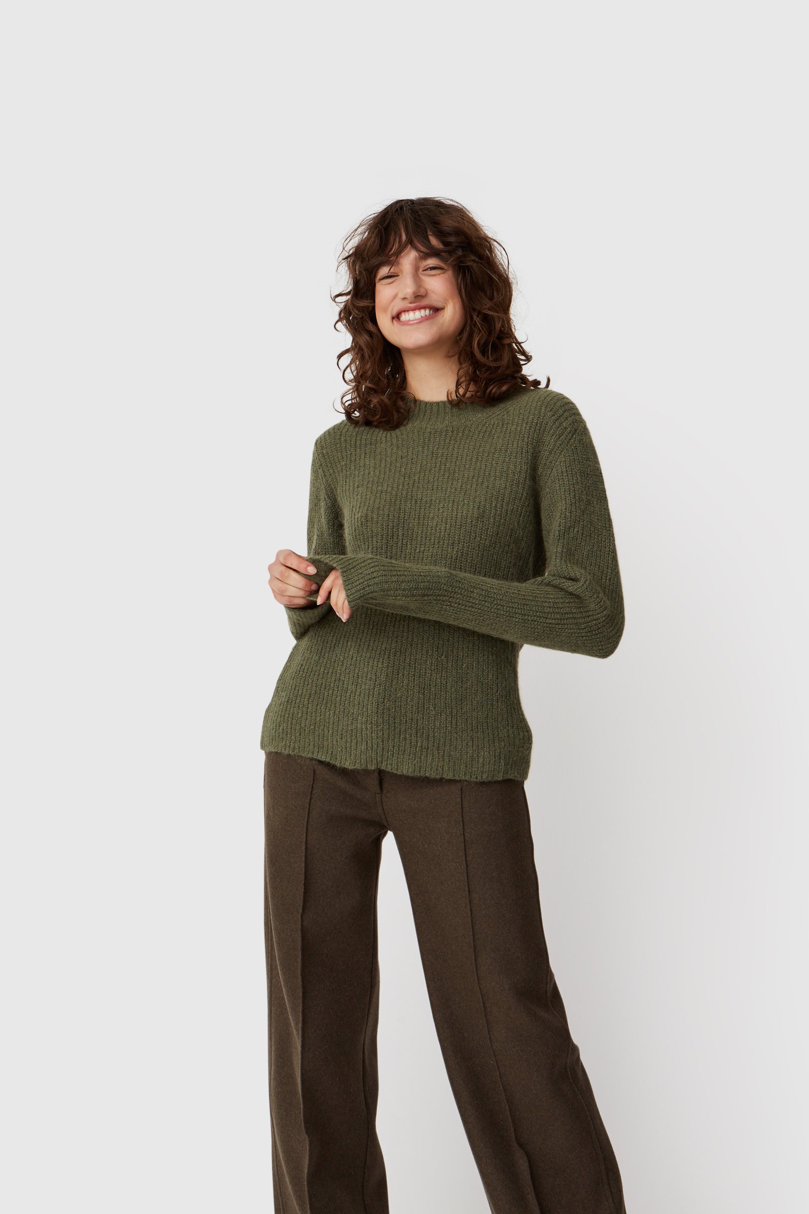 green daisy jumper