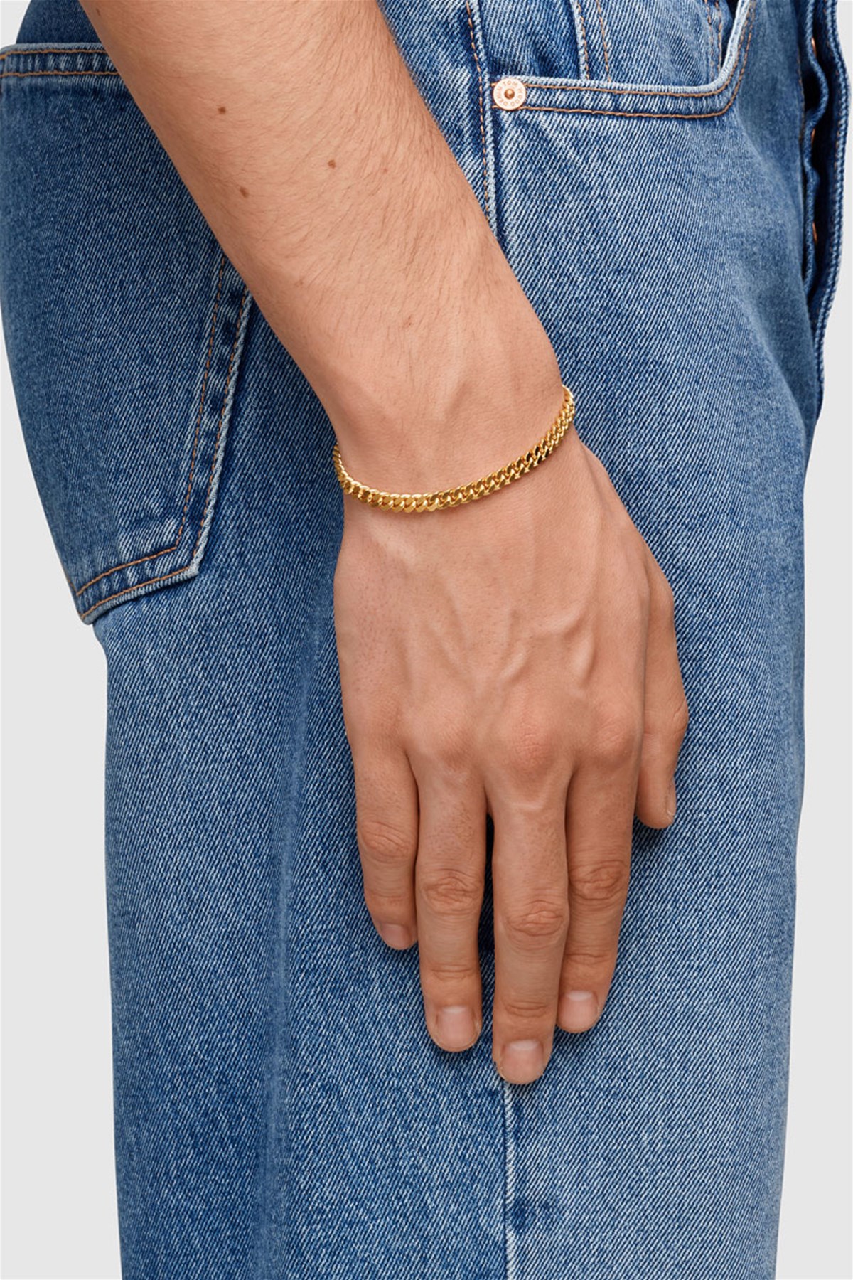 お得大人気】 TOM WOOD Curb Bracelet ゴールド Gold ブレスレット