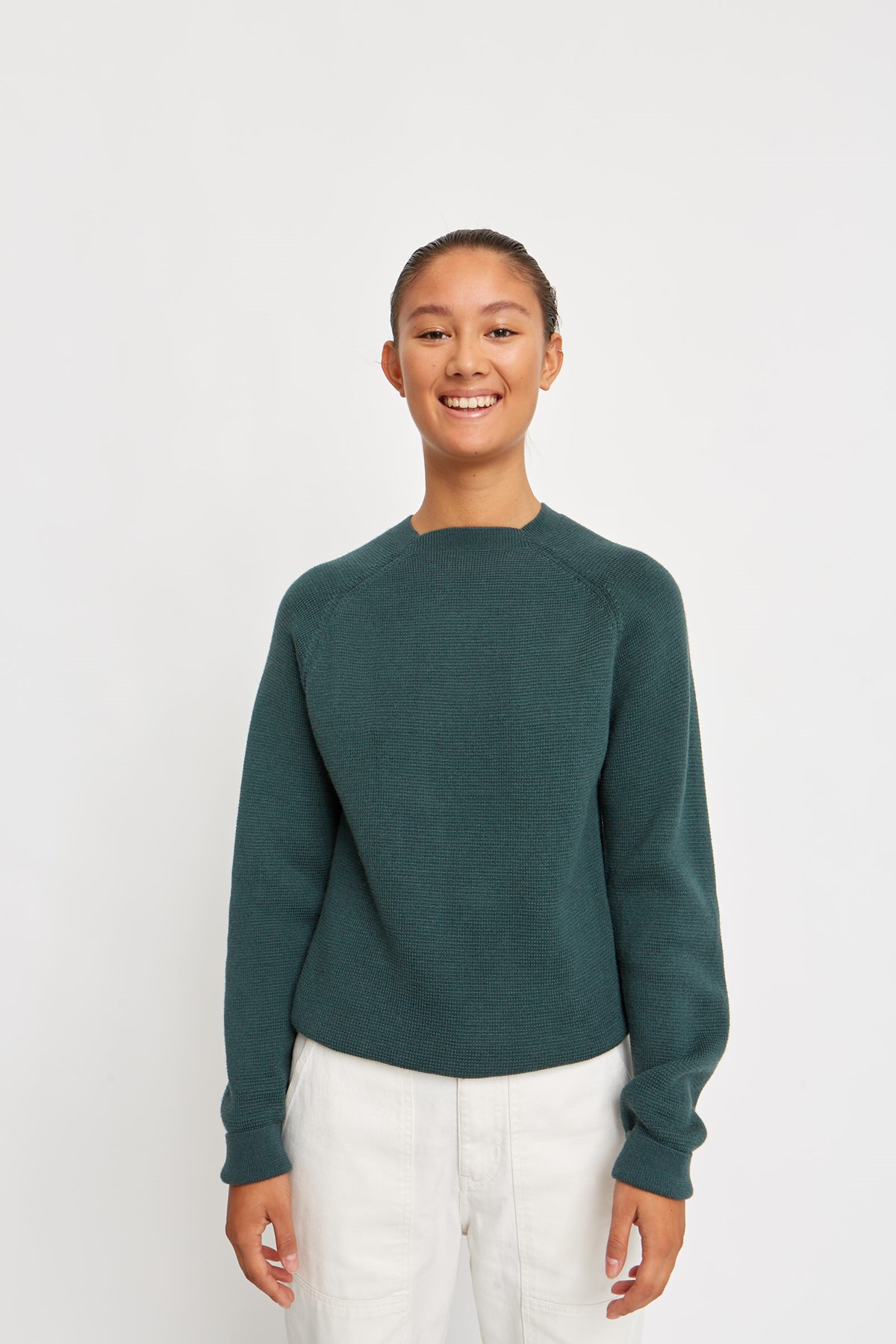 Carcel Milano Classic Jumper Dark green | WoodWood.com