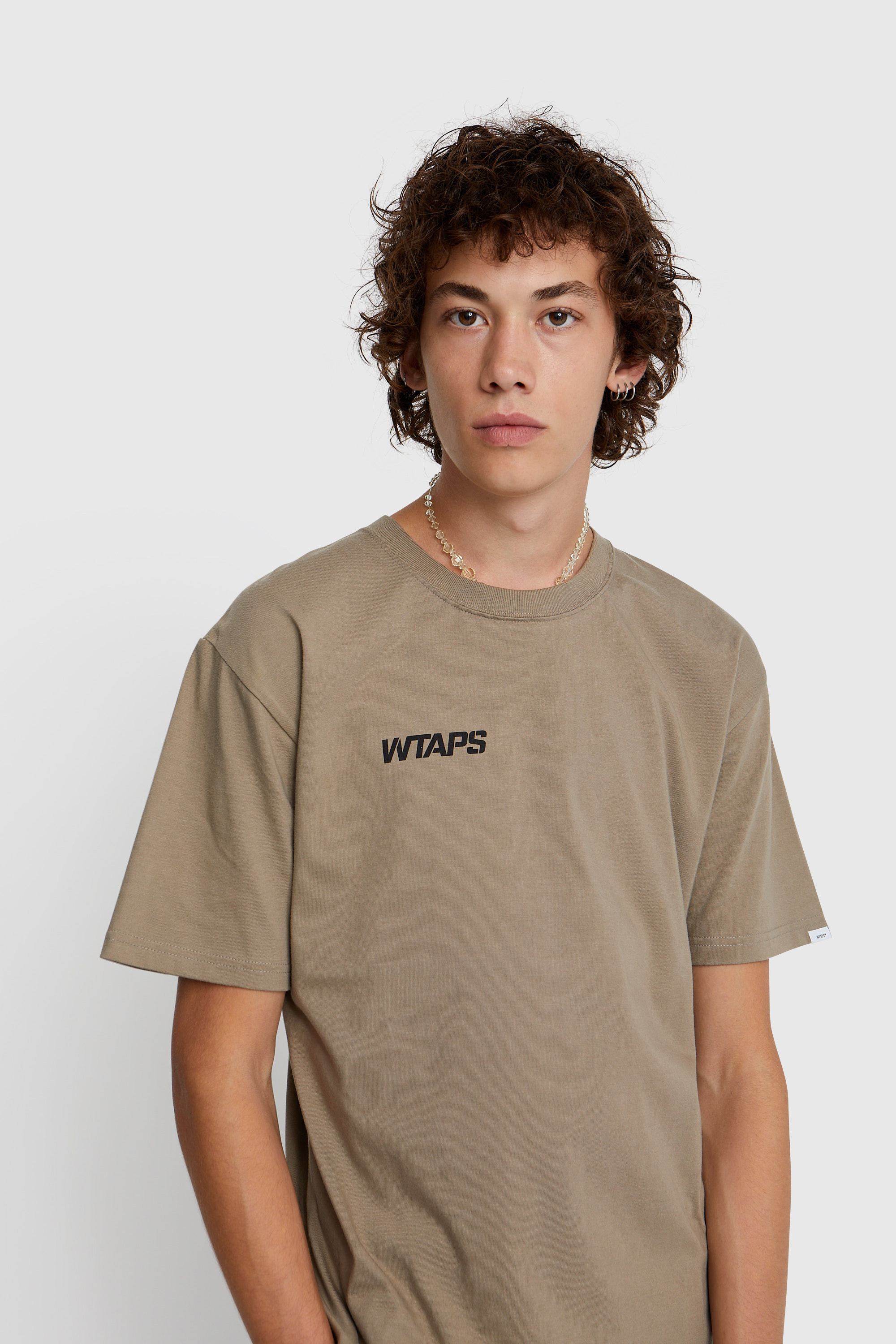 WTAPS Stencil T-shirt Beige | WoodWood.com