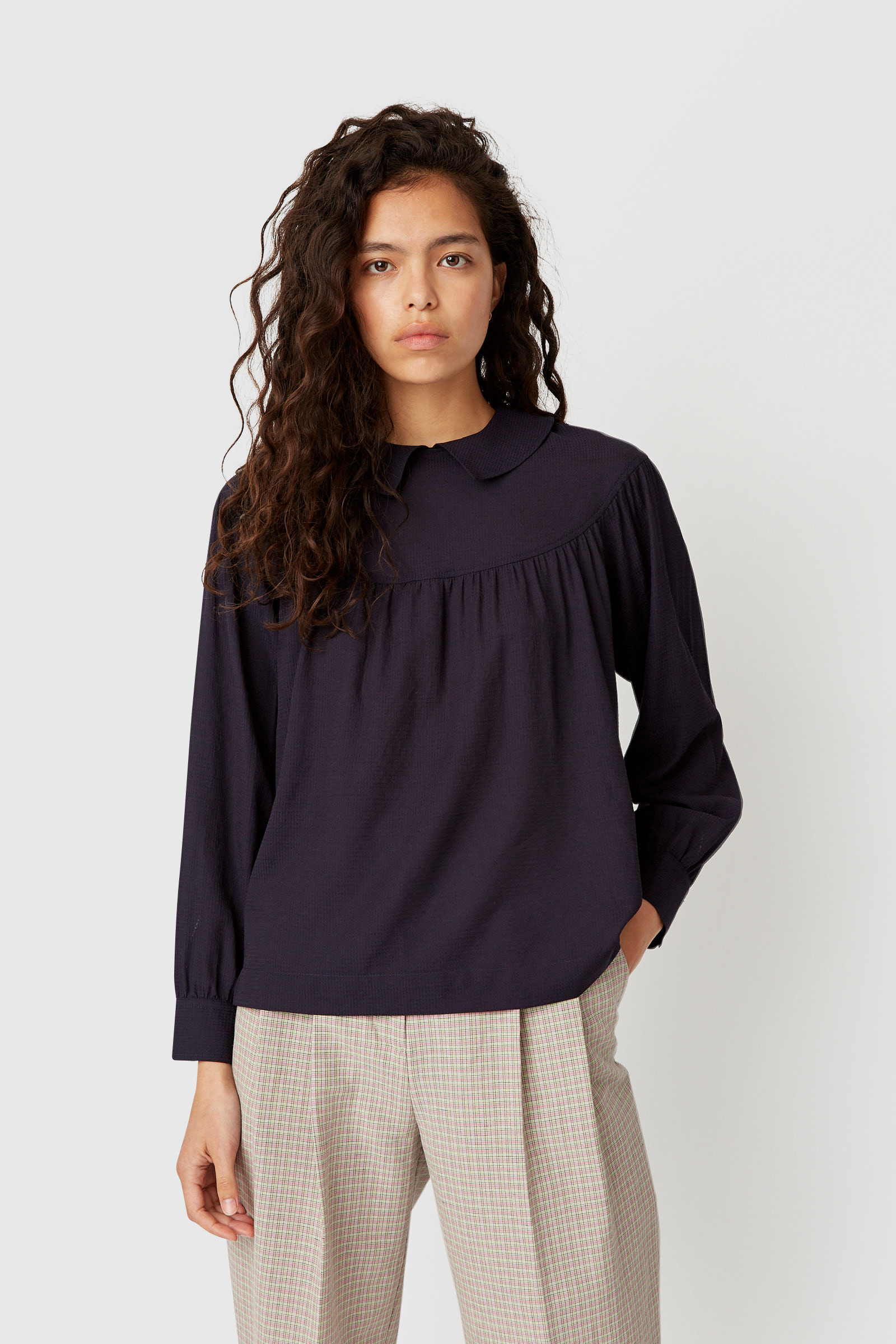 Wood Wood Maia top Navy | WoodWood.com