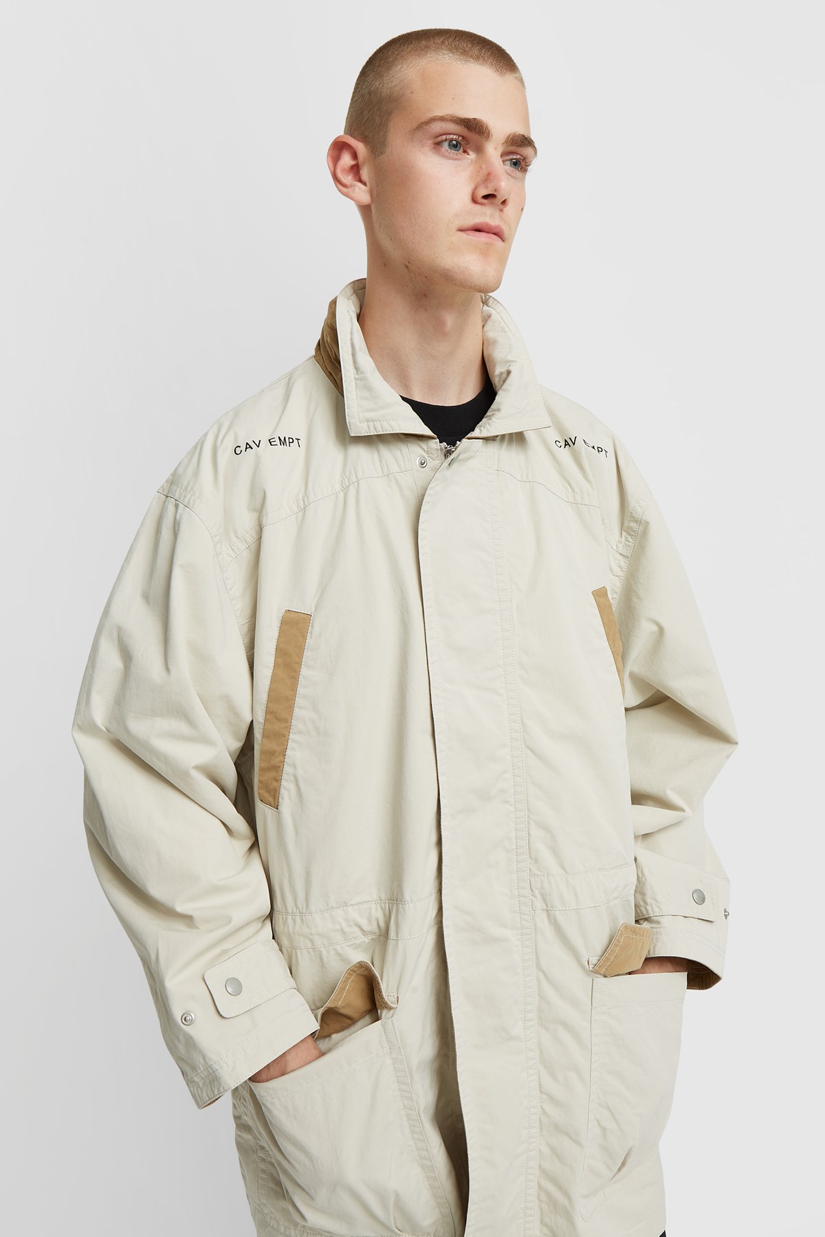 Cav Empt 2nd Public Warm Coat Grey WoodWood