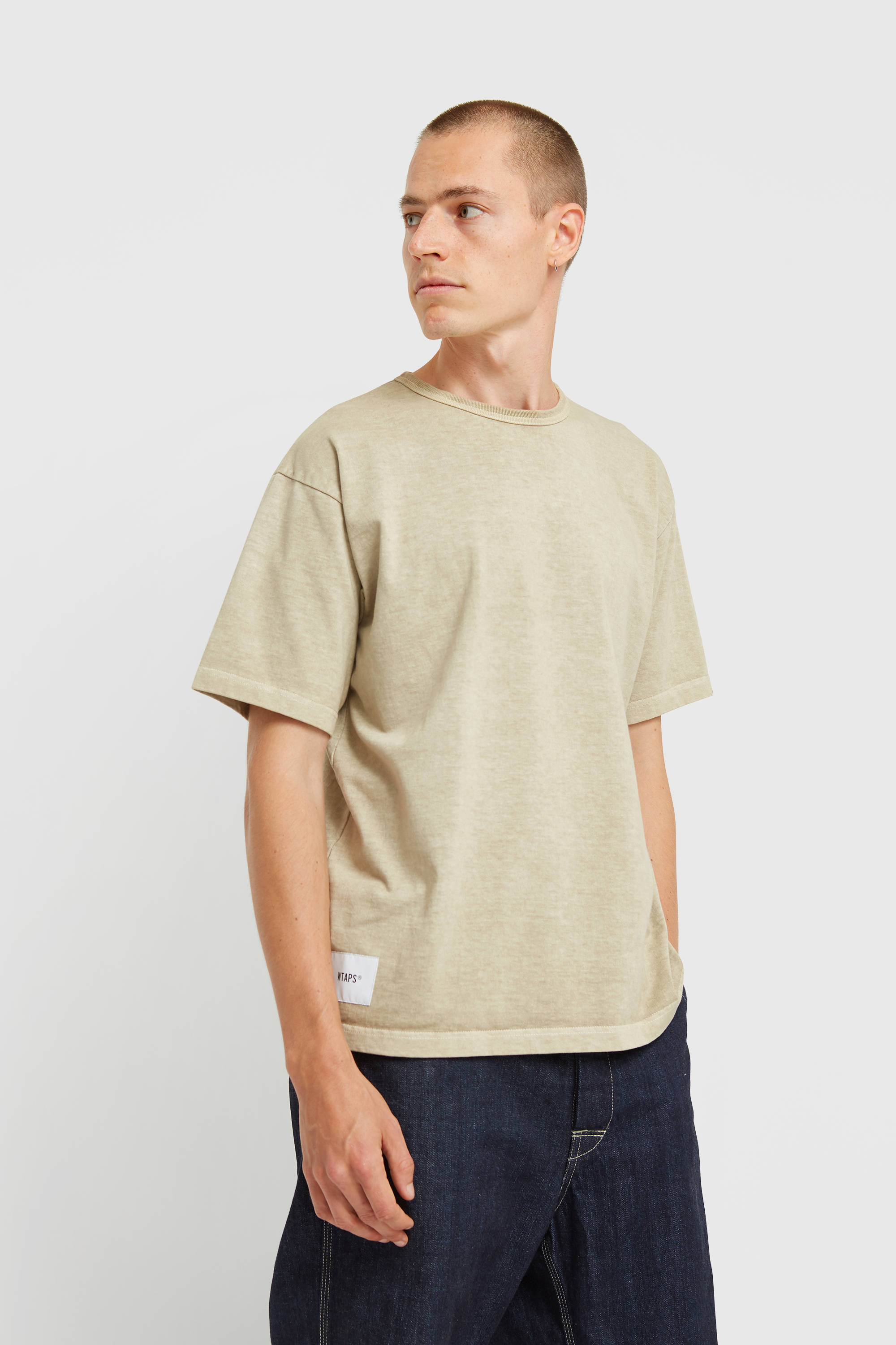 WTAPS Sign. Design SS 01 / Tee. Beige | WoodWood.com