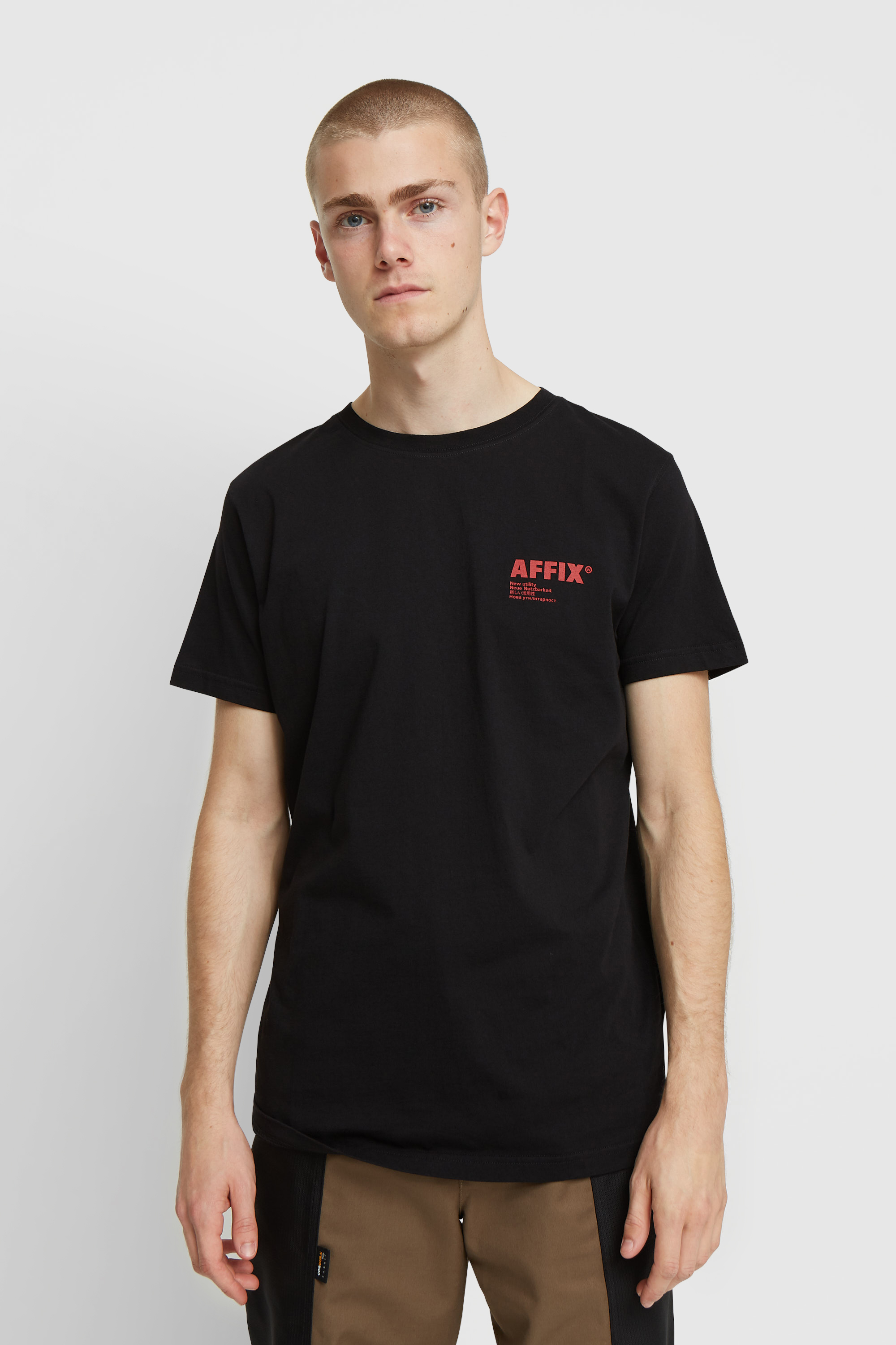 AFFIX Standardised Logo T-shirt Black | WoodWood.com