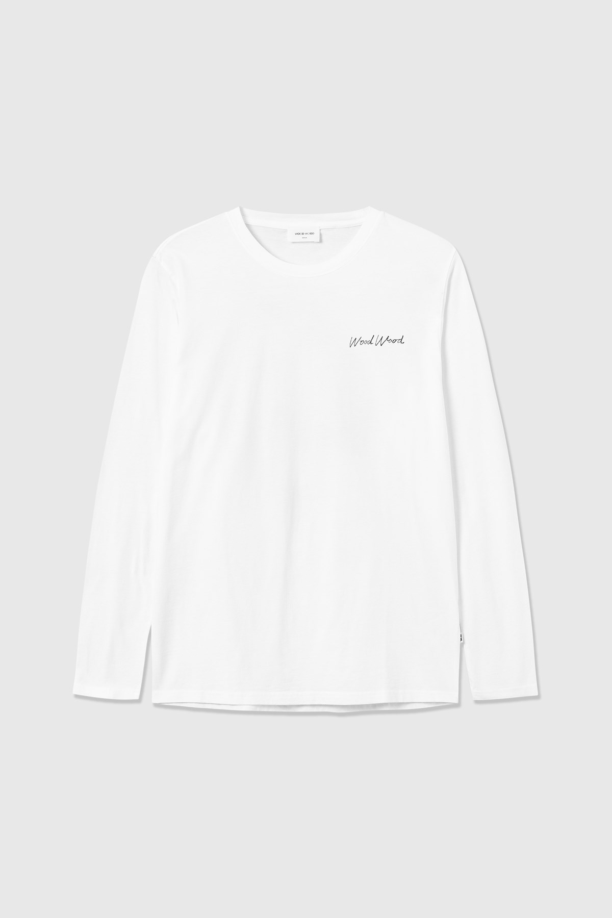 Wood Wood Peter long sleeve Bright white | WoodWood.com