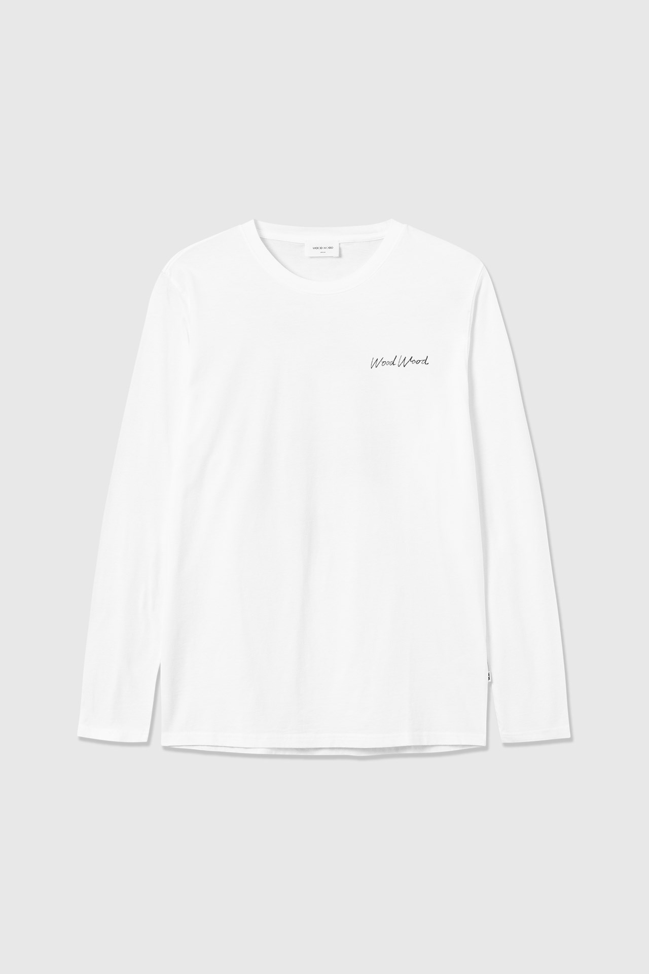 Wood Wood Peter long sleeve Bright white | WoodWood.com