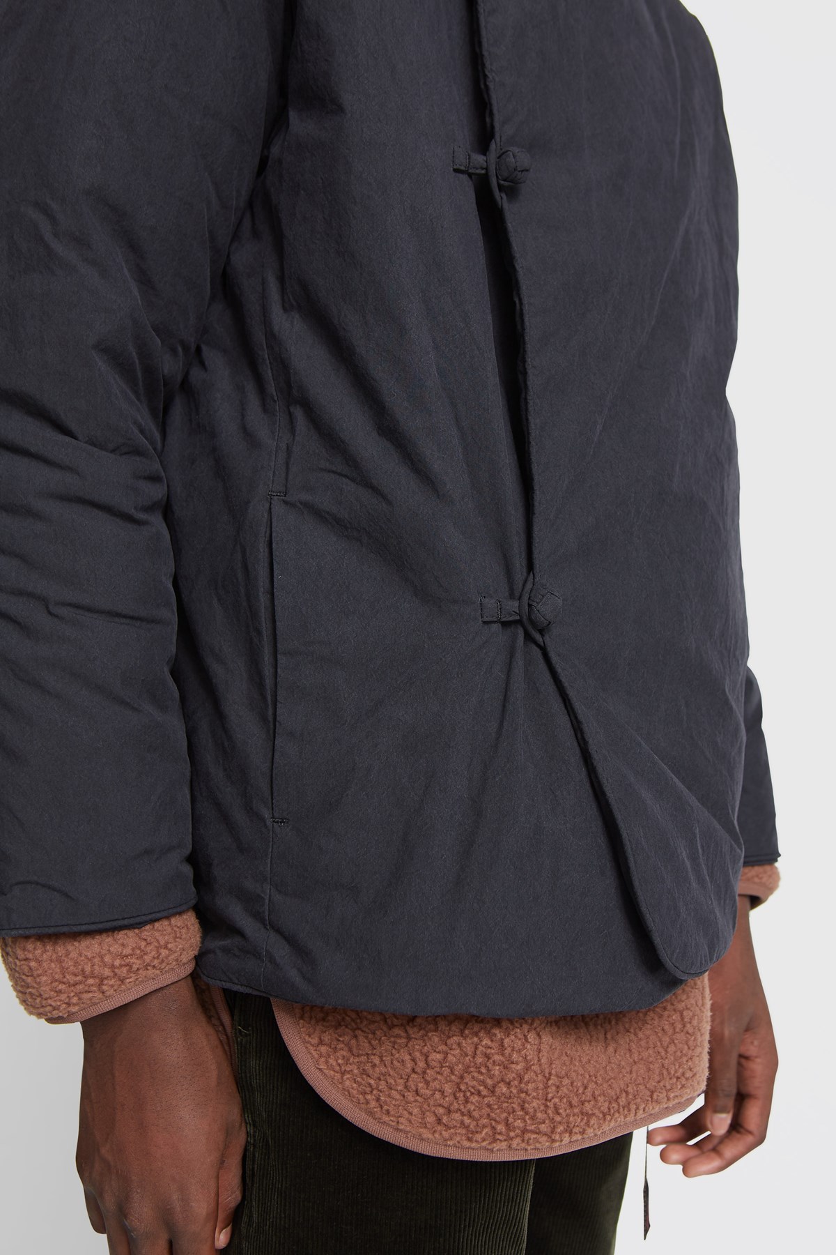 Snow Peak Indigo C/N Down Jacket Black | WoodWood.com