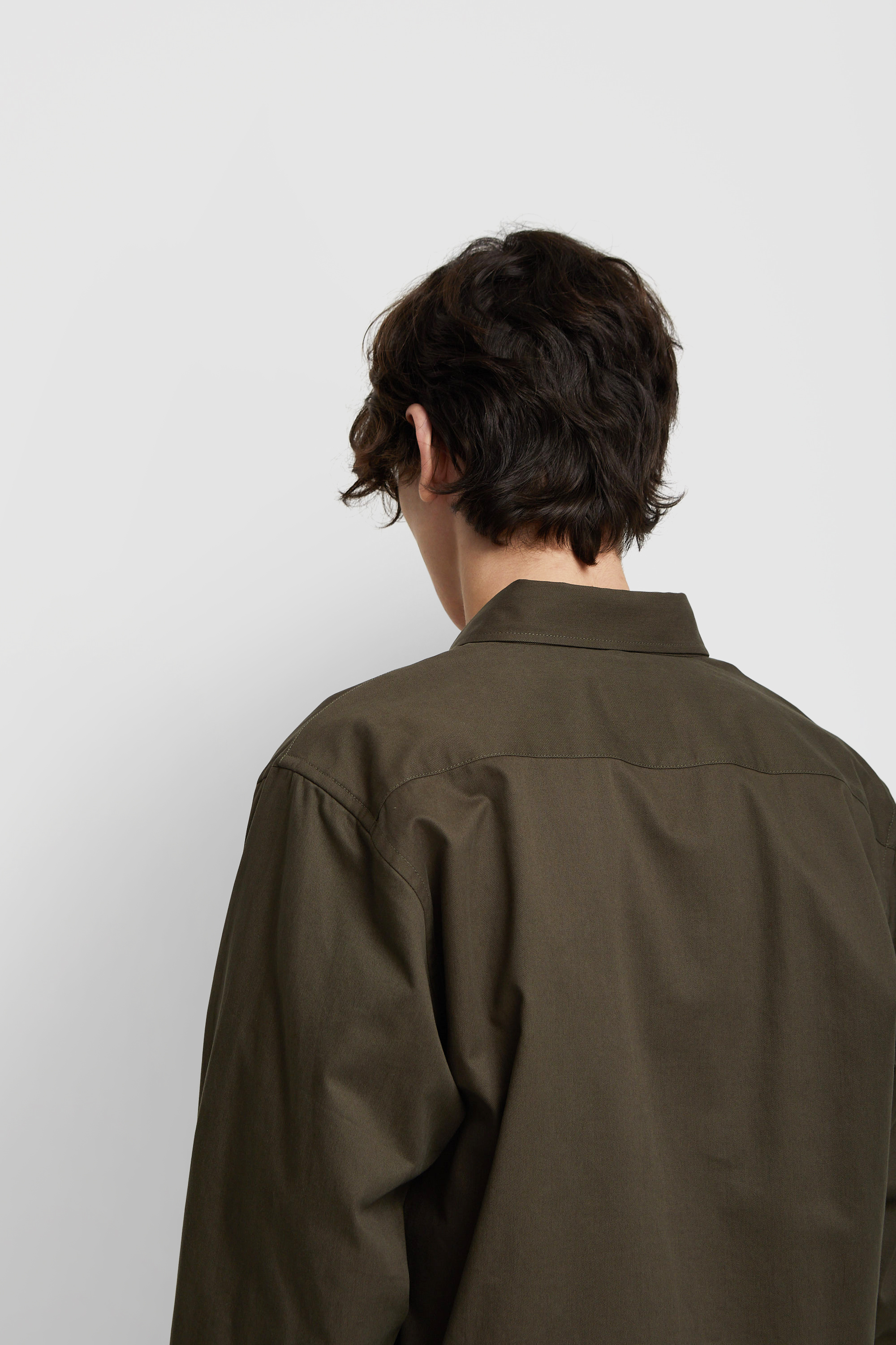 WTAPS BD LS 03 / Shirt. Twill Olive drab | WoodWood.com