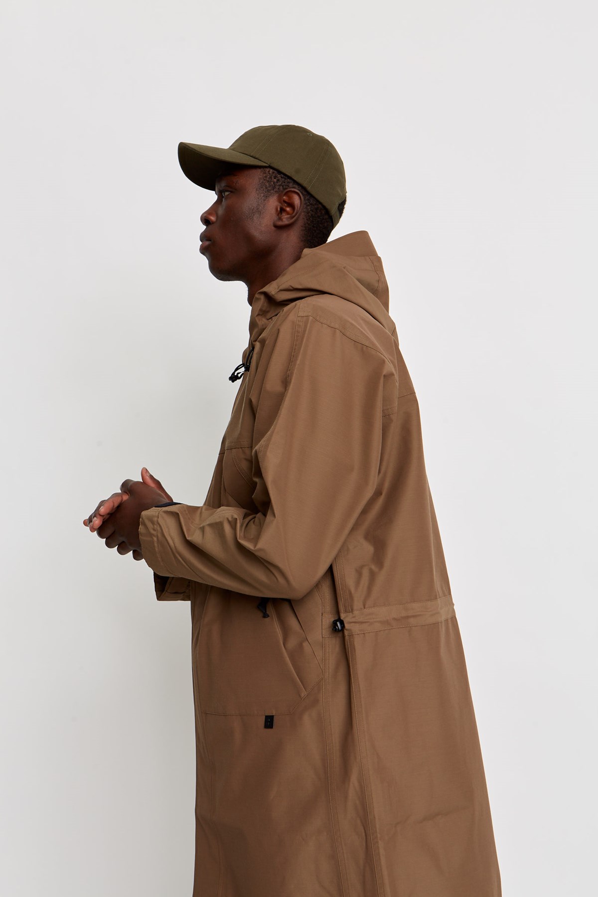 Snow Peak FR 3L Rain Coat Brown | WoodWood.com