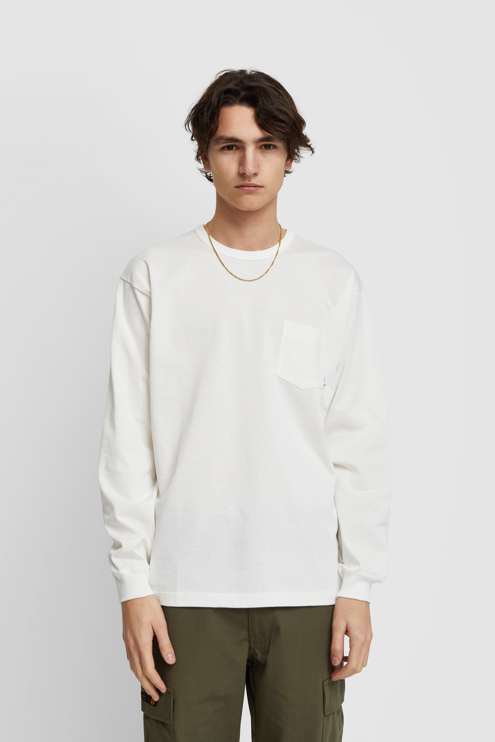 WTAPS Blank LS 02 / Tee. White | WoodWood.com