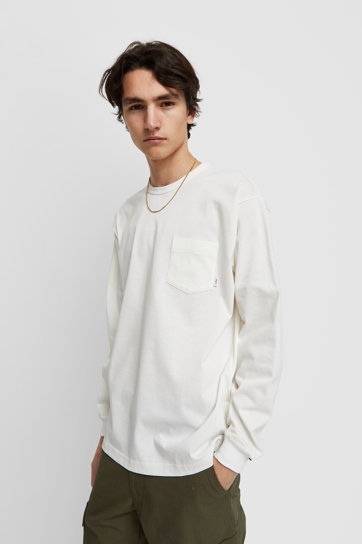 WTAPS Blank LS 02 / Tee. White | WoodWood.com