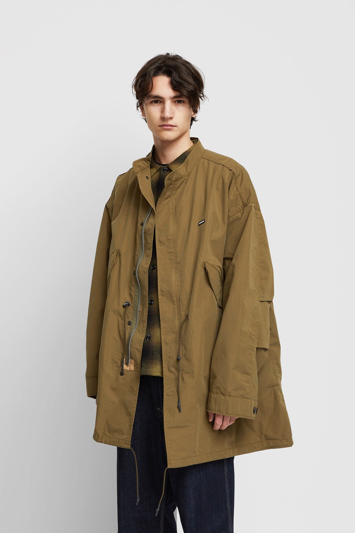 Neighborhood Fishtail / CN-Coat Olive drab | WoodWood.com