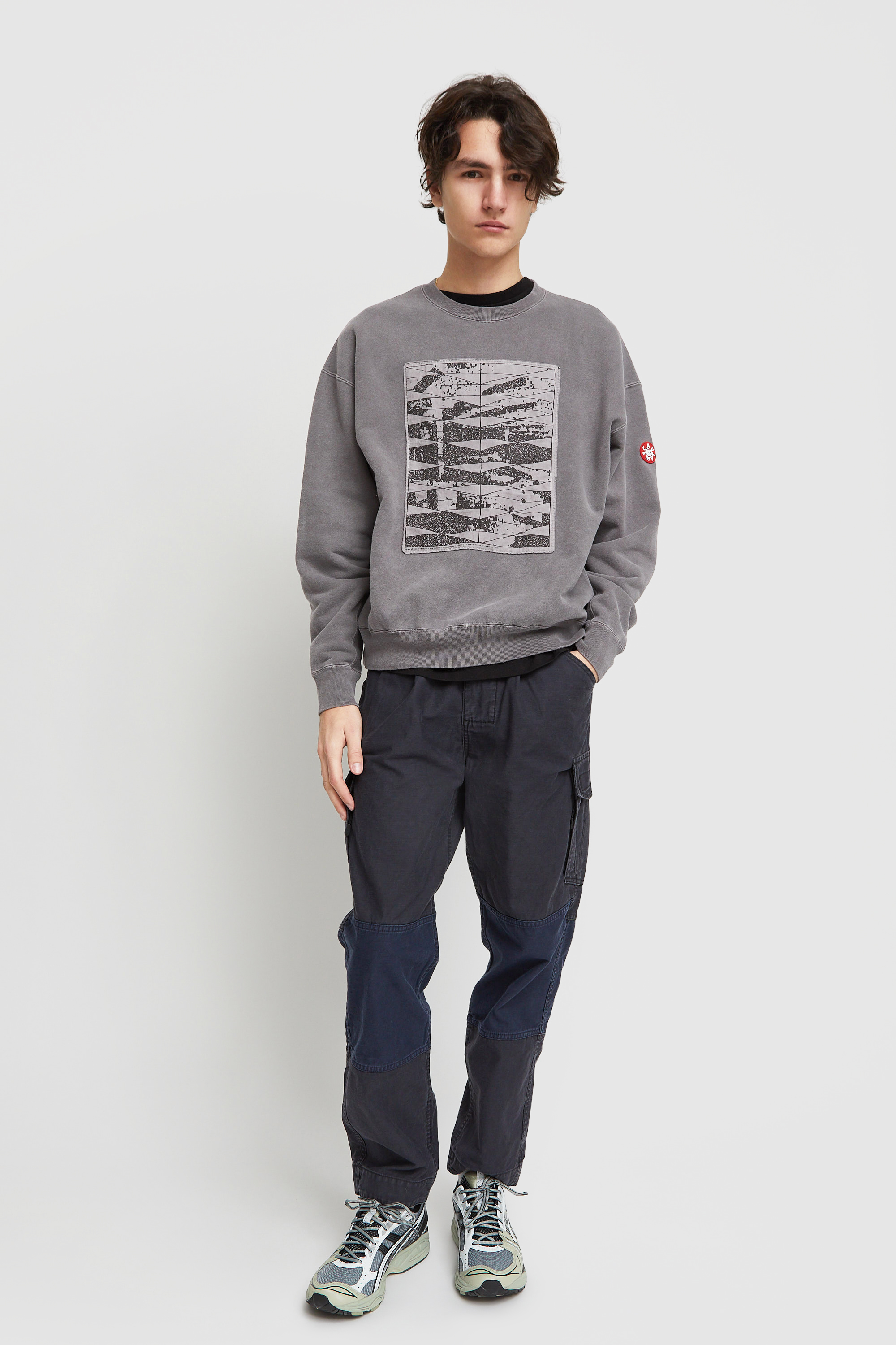 Cav Empt Overdye Conform Crew Neck Brown WoodWood