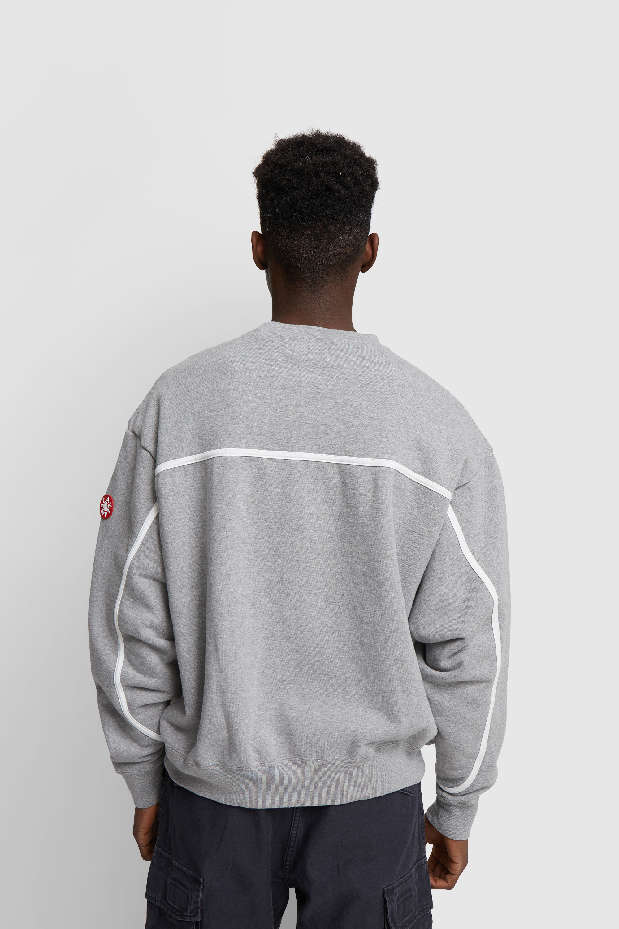 Cav empt white shop line crew neck