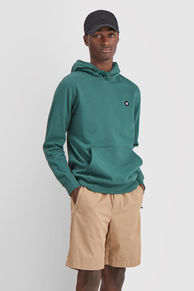 Pasture Arkæolog bad Double A by Wood Wood Ian hoodie Faded green | WoodWood.com