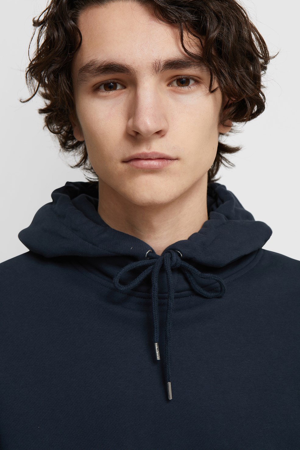 Wood Wood Eddie classic hoodie Navy | WoodWood.com