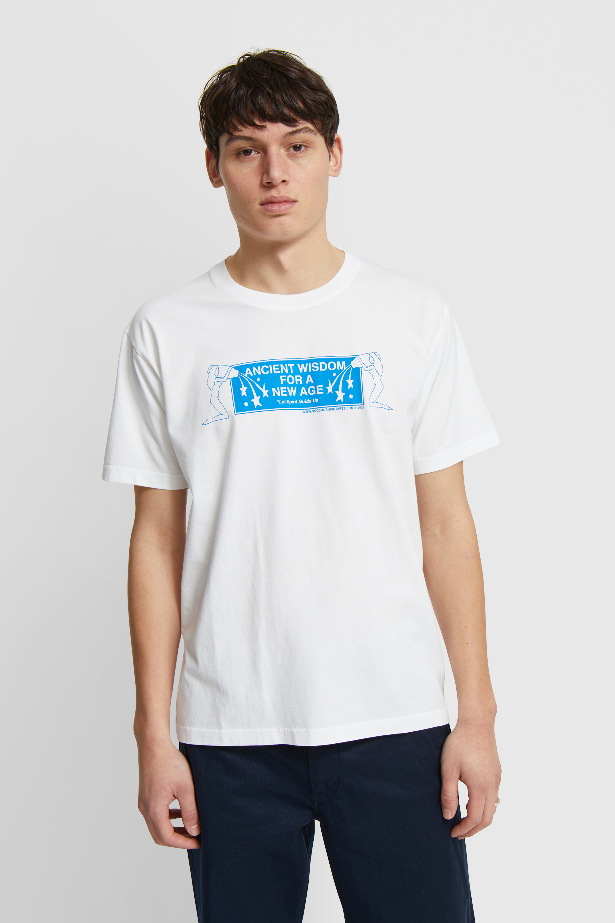 Good Morning Tapes Ancient Widsom SS Tee White | WoodWood.com