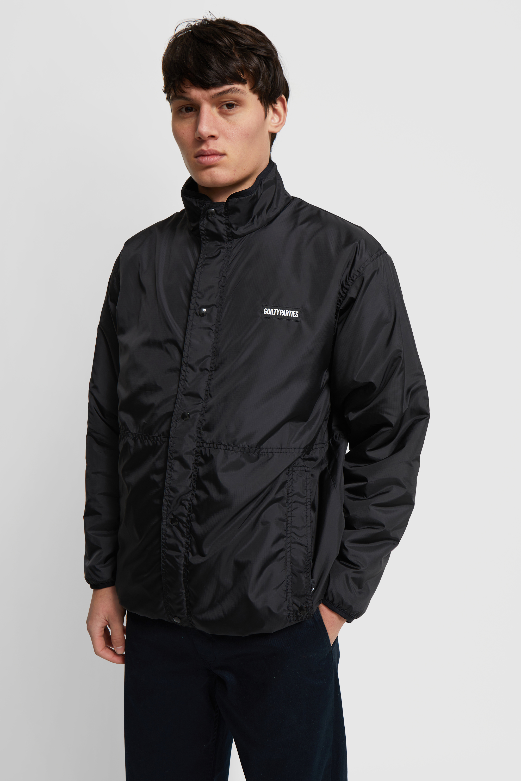 WACKO MARIA Reversible Boa Fleece Jacket Black | WoodWood.com