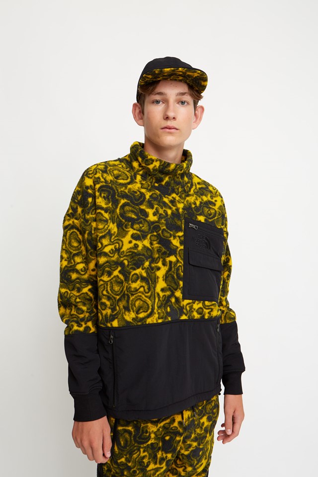 The North Face 94 Rage CL Fleece Pullover Leopard yellow | WoodWood.com