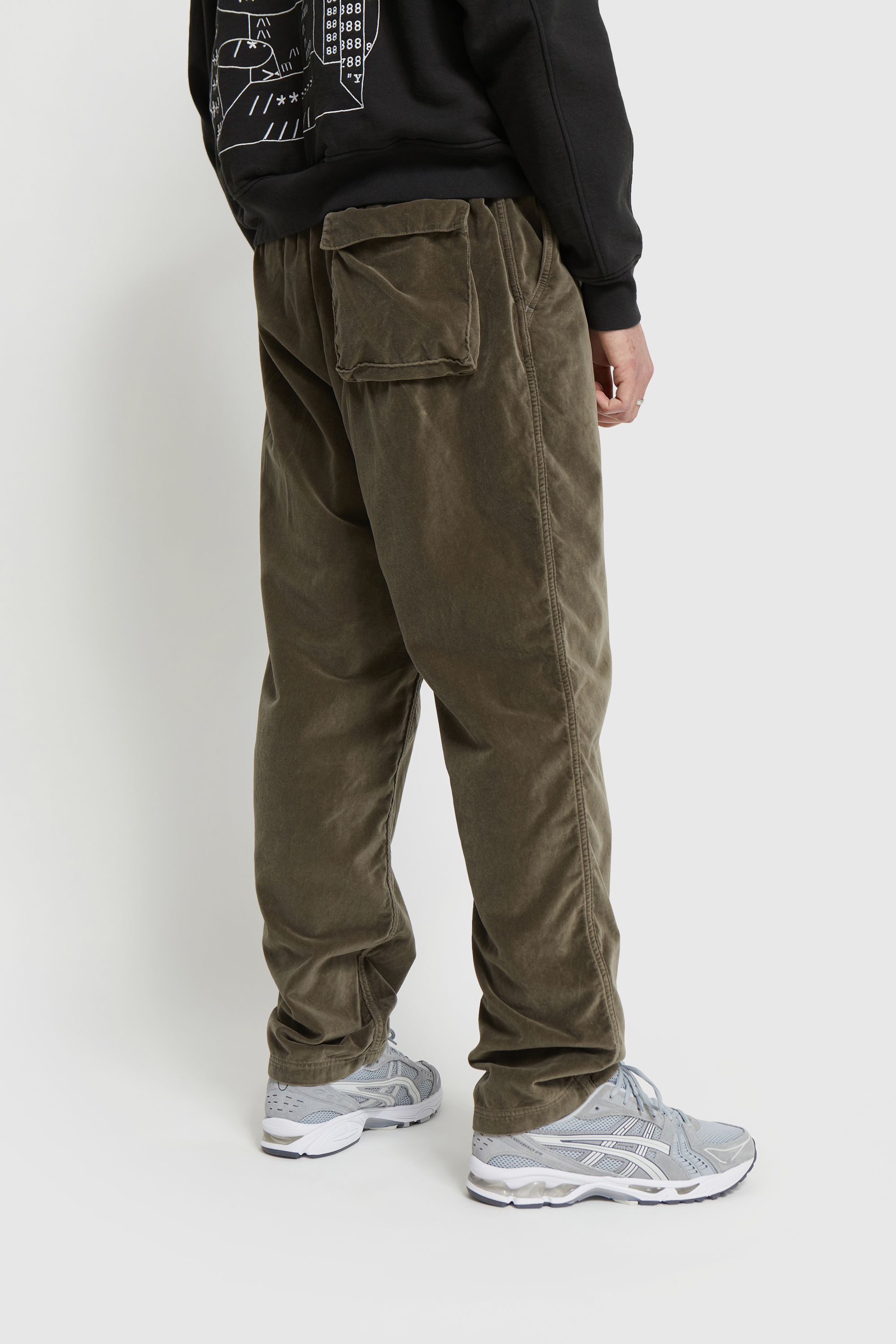 Cav Empt Velvet Beach Pants Brown WoodWood