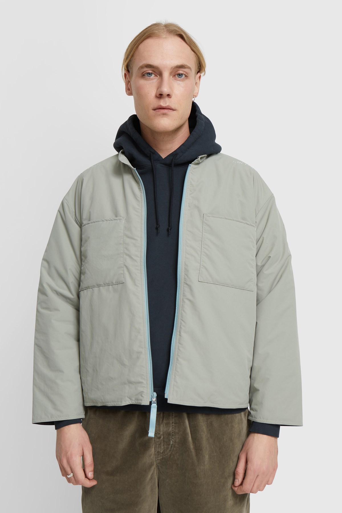 Cav Empt Light Zip Jacket Grey WoodWood