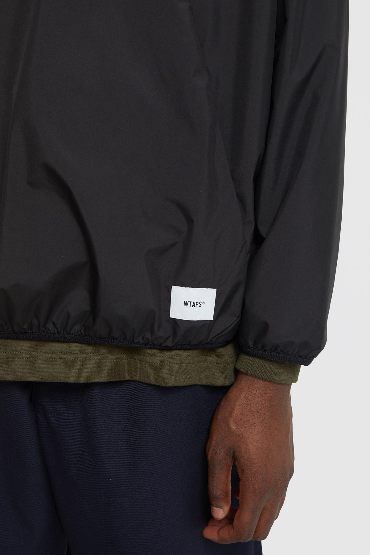 WTAPS Duck / Jacket / Poly. Taffeta. Black | WoodWood.com