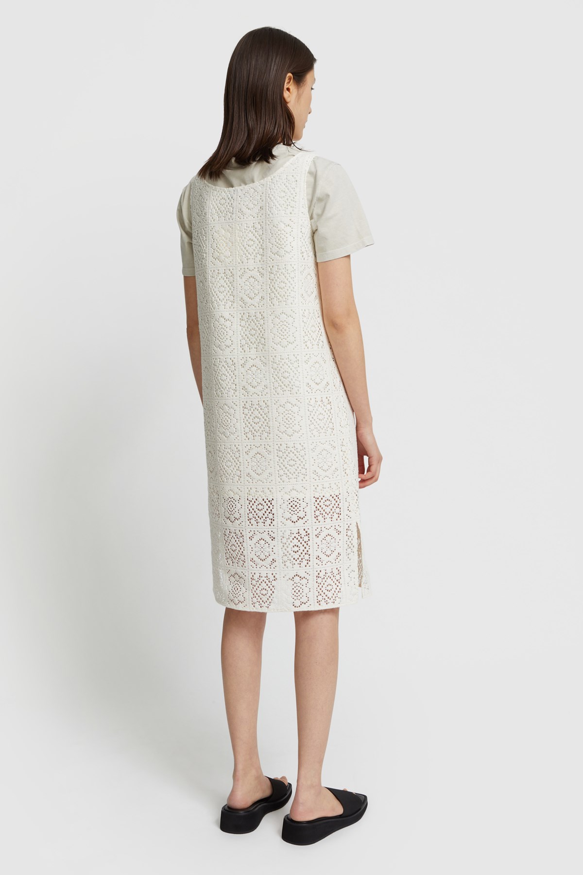 Amomento Crochet Dress Ivory | WoodWood.com