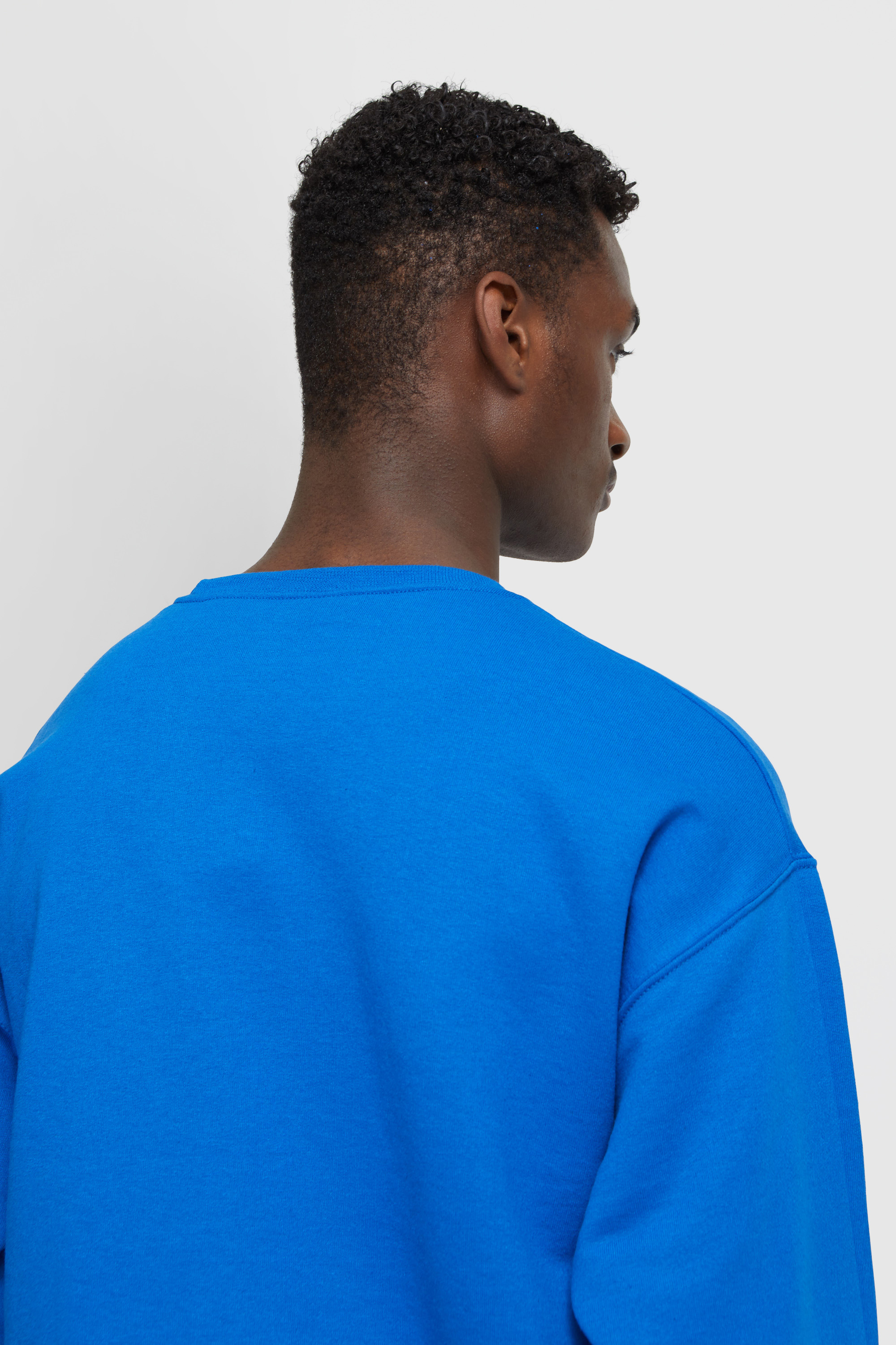 WACKO MARIA Crew Neck Sweat Shirt T7 Blue | WoodWood.com