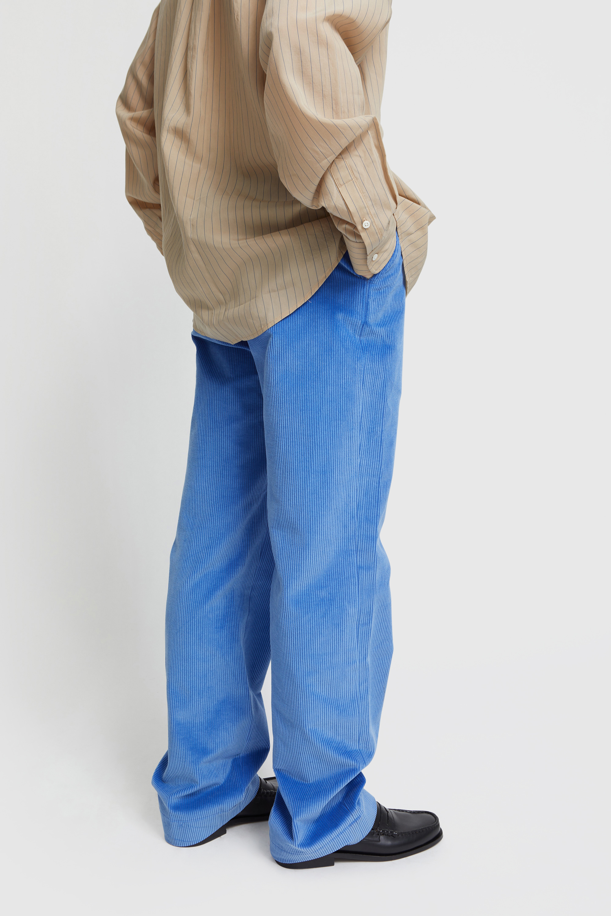 Straight pants Maryam Nassir Zadeh Burgundy size M International in  Polyester - 41208636