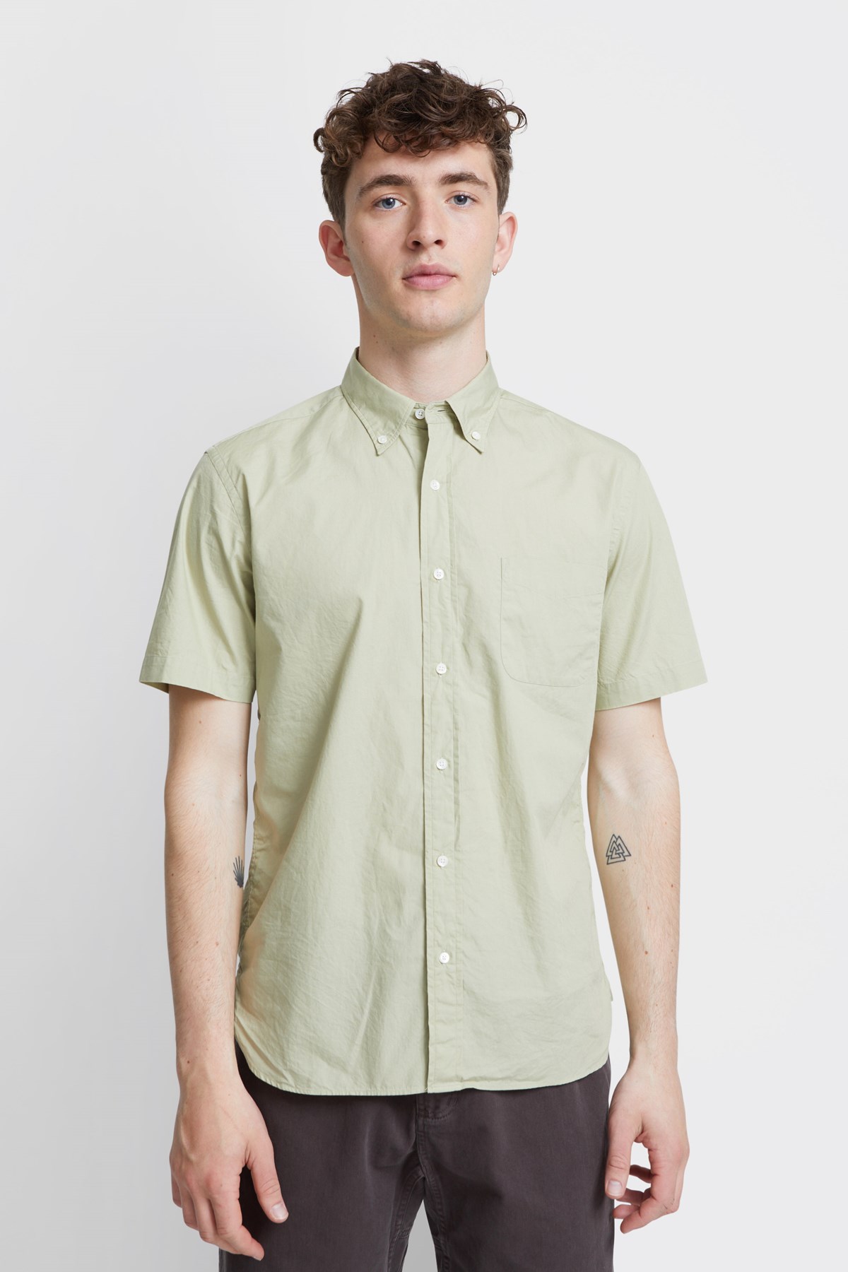 Beams Plus Short Sleeve B.D. Green | WoodWood.com