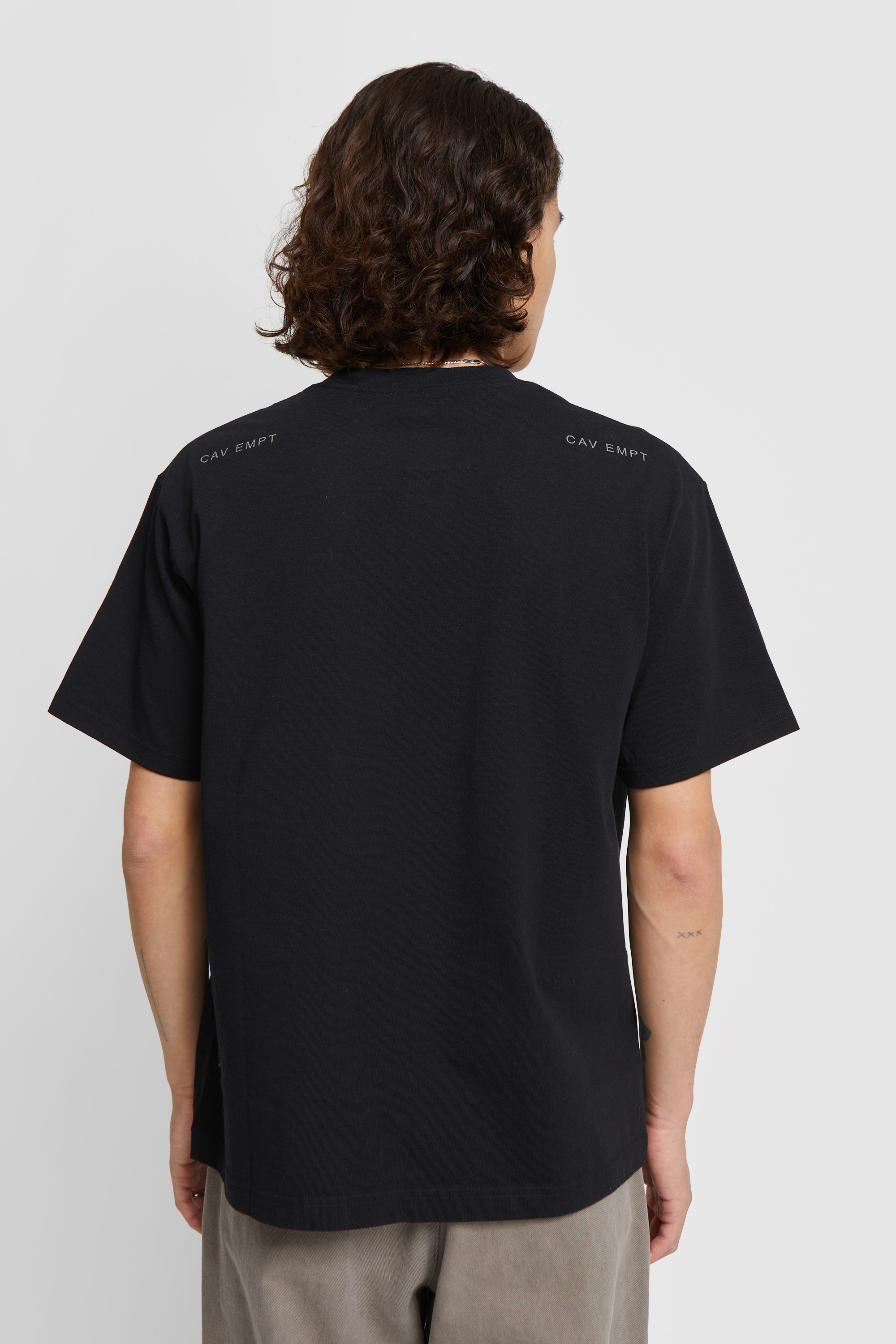 Cav Empt Real Time Account T shirt Black WoodWood