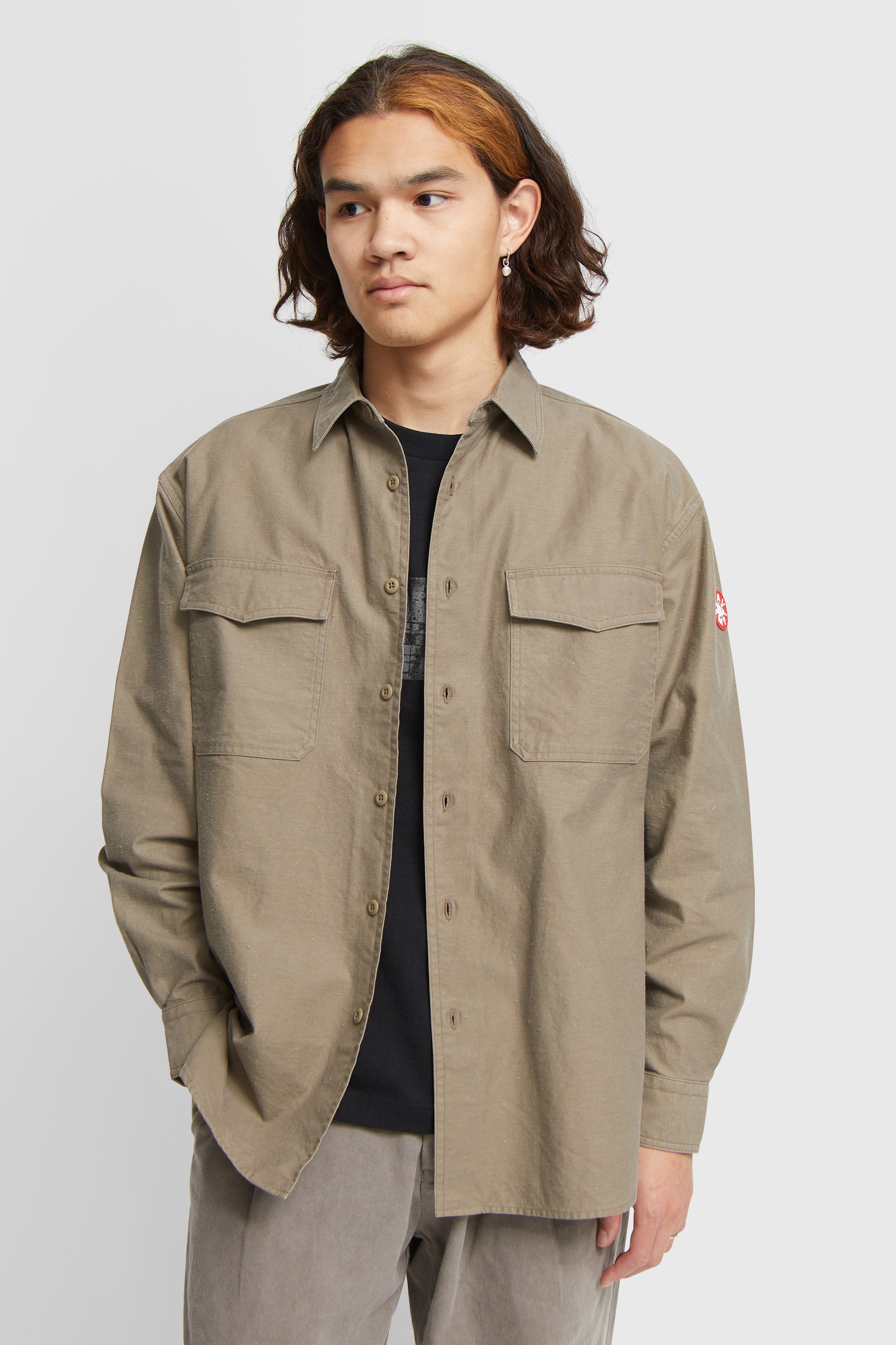 Cav Empt Cotton Nep Shirt Grey | WoodWood.com