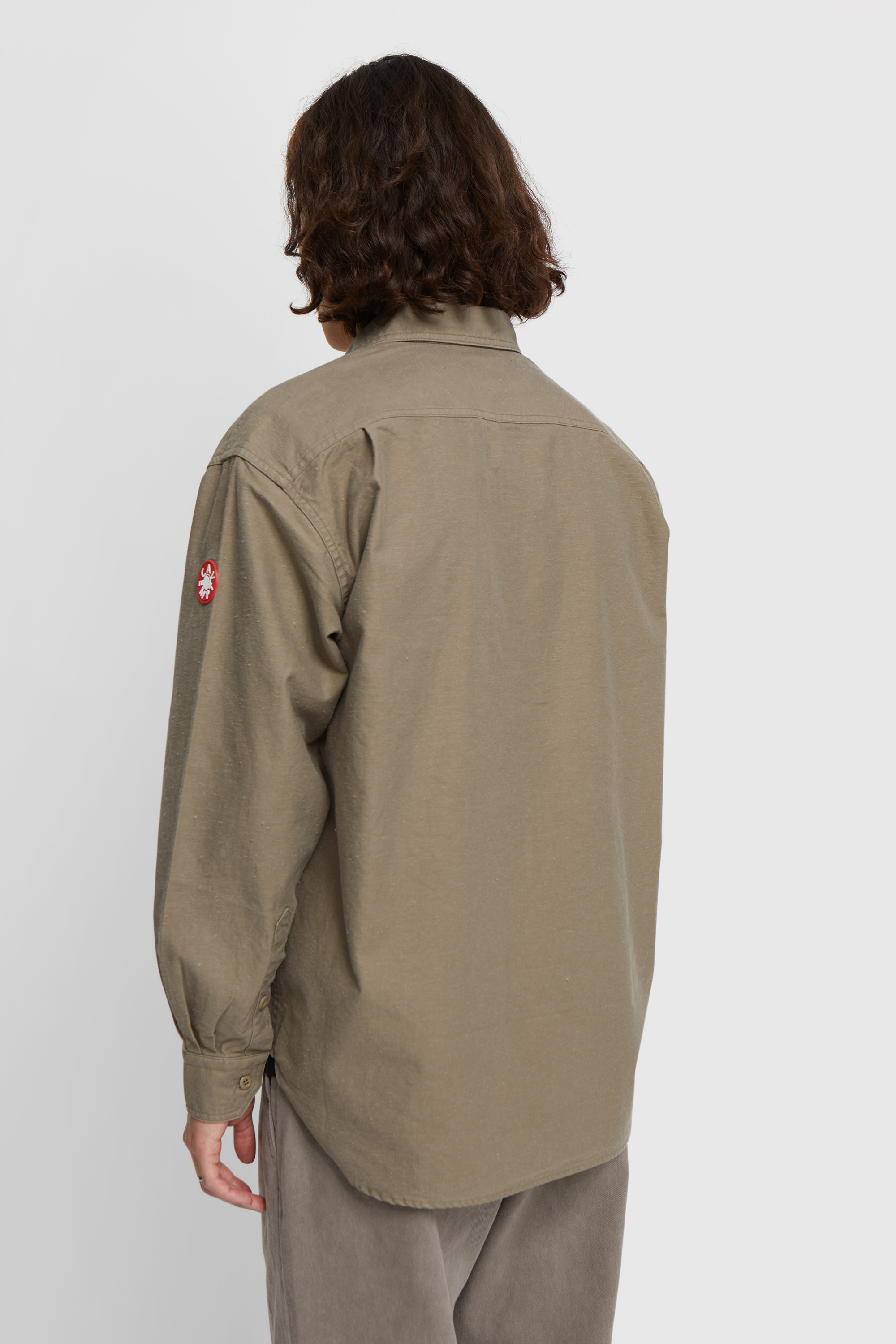 Cav Empt Cotton Nep Shirt Grey WoodWood