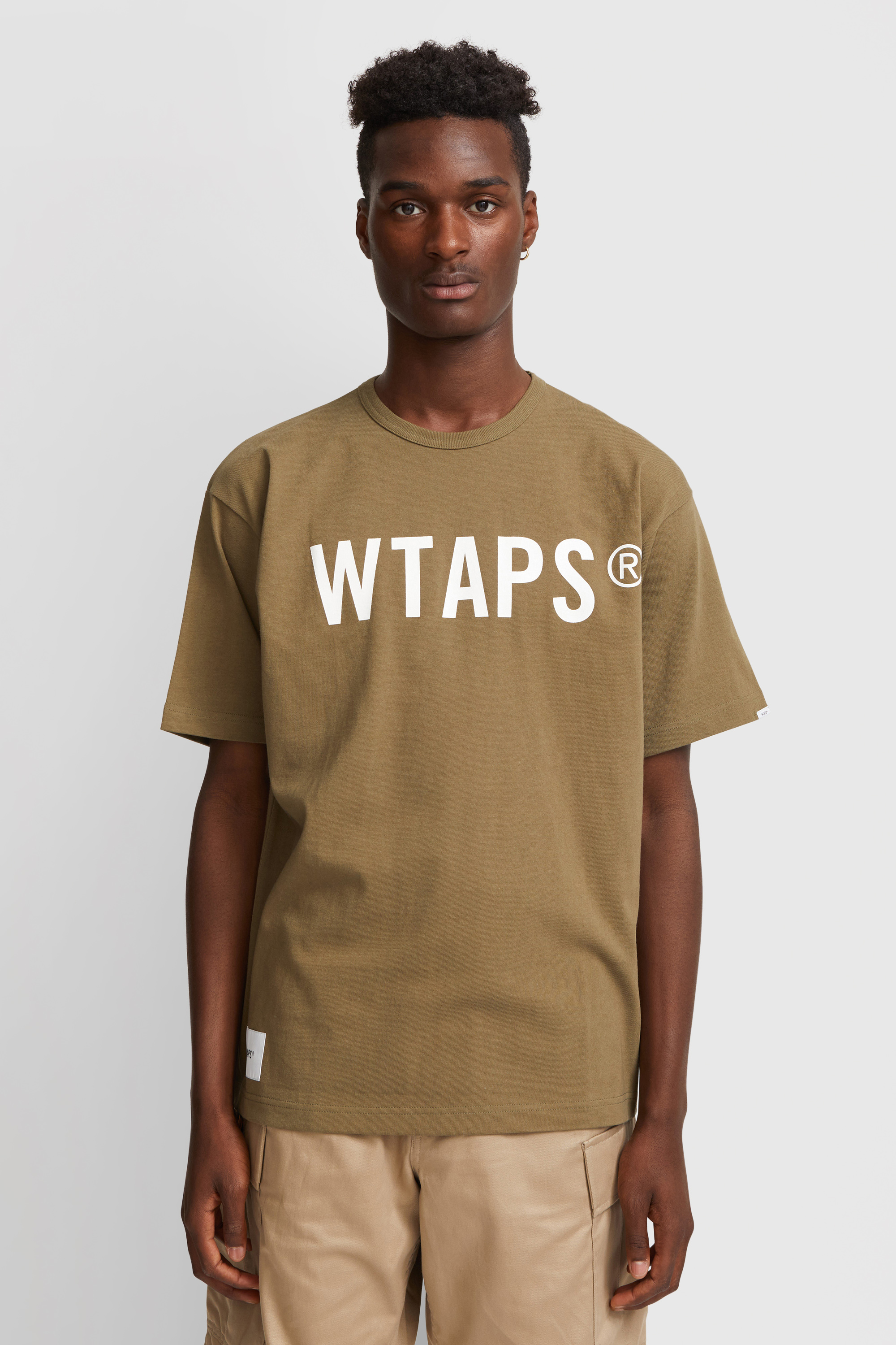 OLIVE DRAB M WTAPS BANNER / SS / COTTON