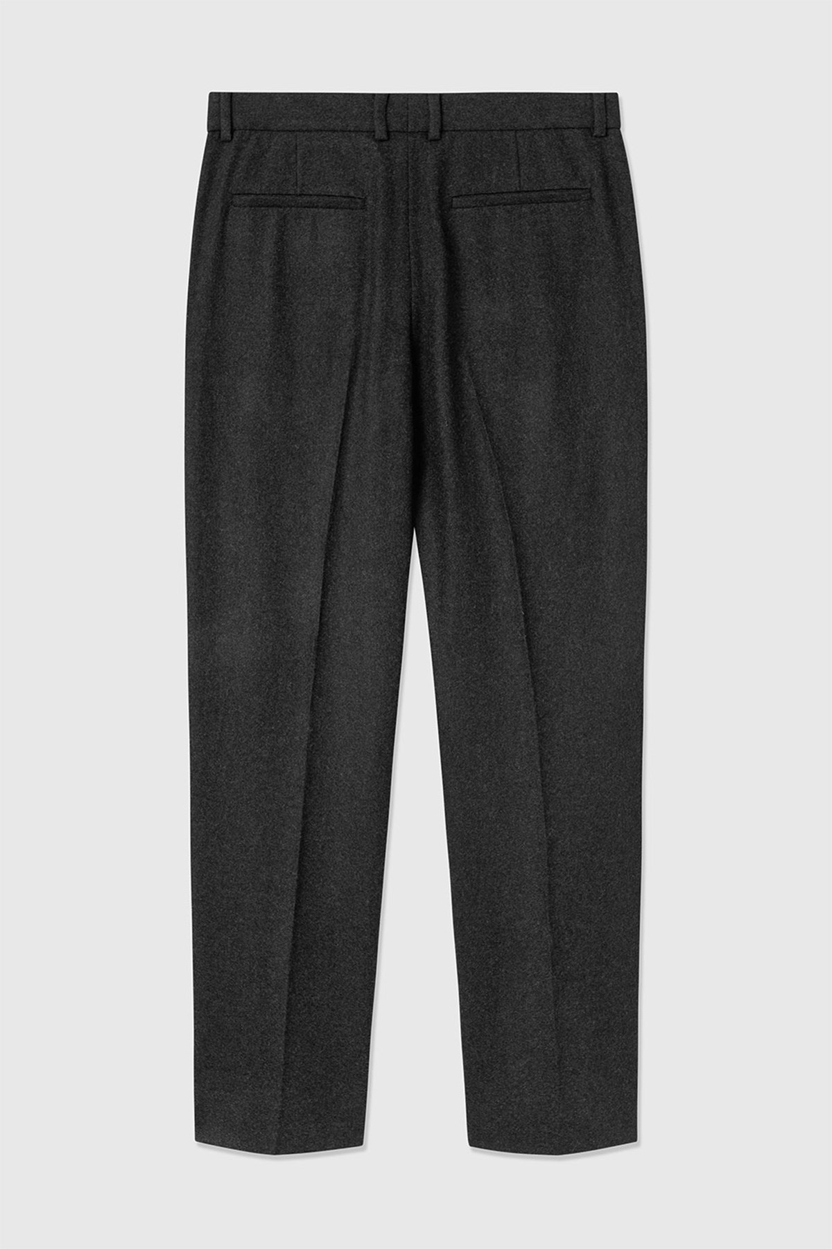 Wood Wood Surrey Recycled Wool Trousers Charcoal  Novoid Plus