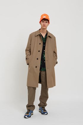 WACKO MARIA Bal Collar Coat Beige | WoodWood.com