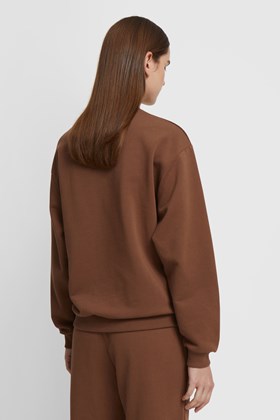 Baserange Loose Sweat Shirt Loam brown | WoodWood.com