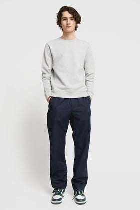 Wood Wood Stefan classic trousers Navy | WoodWood.com