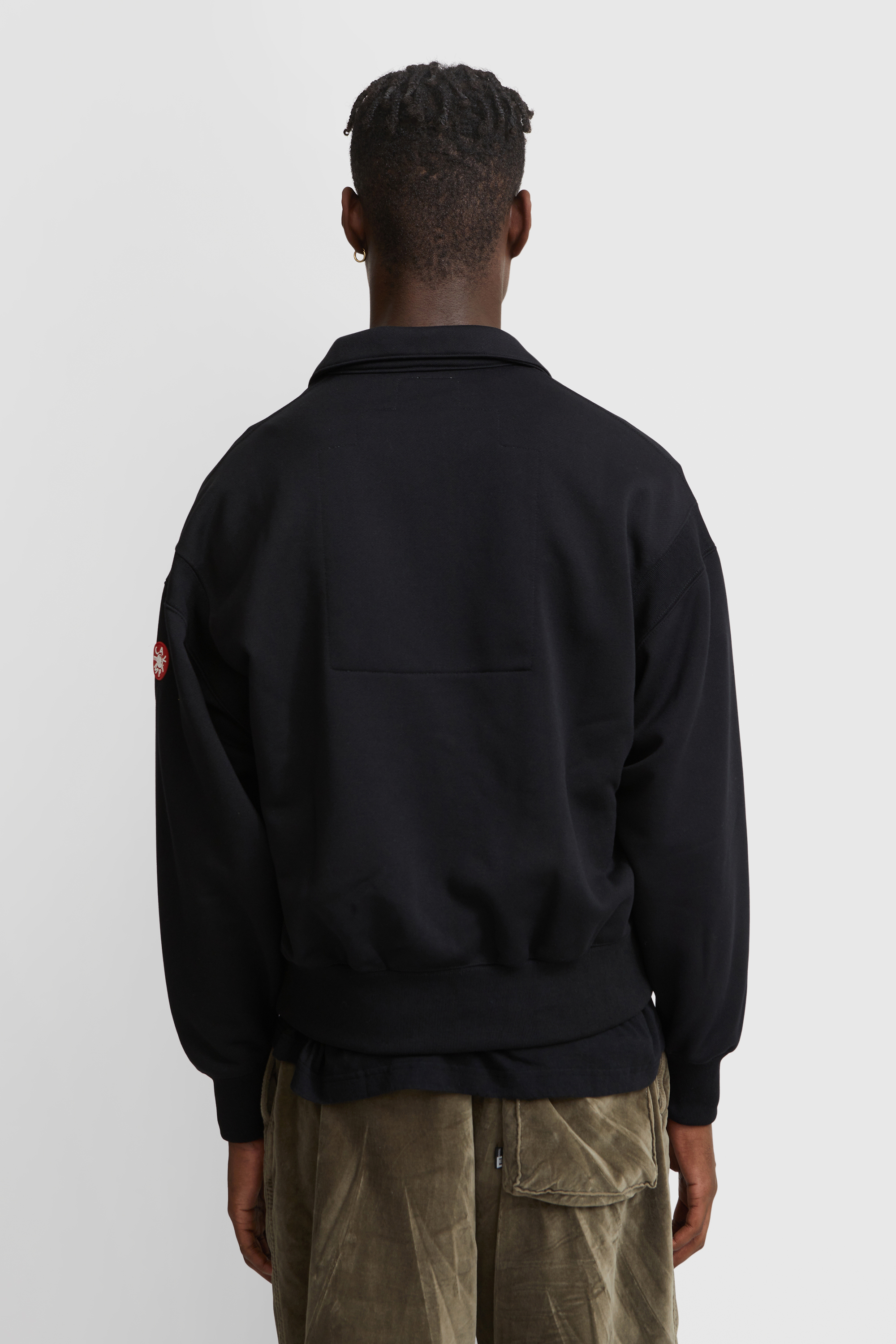 Cav Empt Poly Zip Sweat Black WoodWood