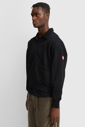 Cav Empt Poly Zip Sweat Schwarz WoodWood