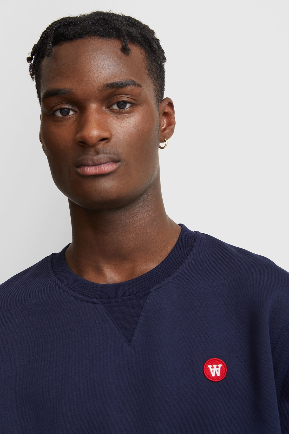 Double A by Wood Wood Tye sweatshirt Navy | WoodWood.com