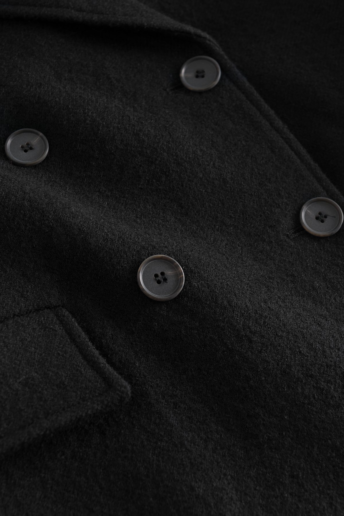 Wood Wood Jane wool coat Black | WoodWood.com