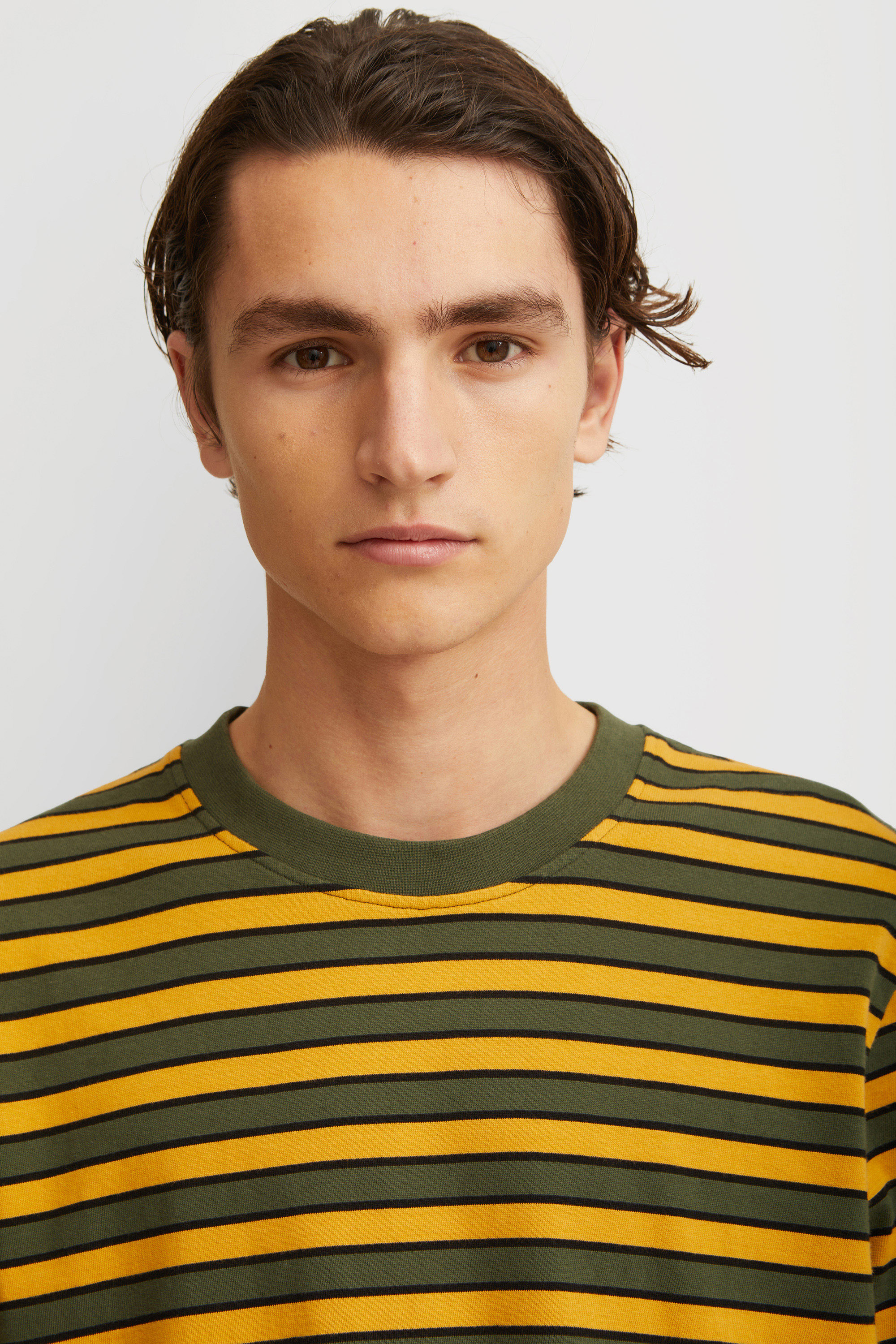 Wood Wood Bobby stripe T-shirt Dark green | WoodWood.com