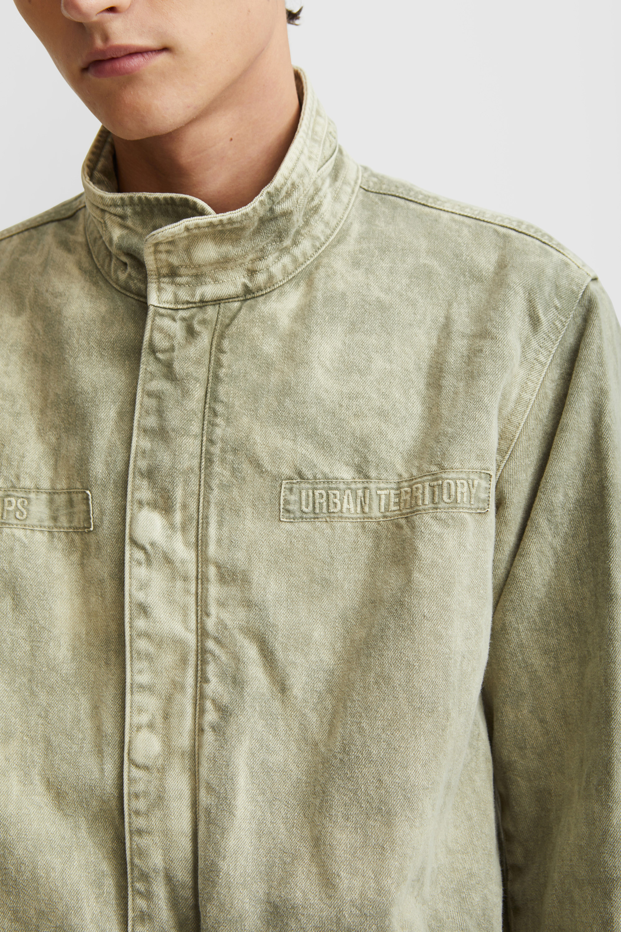 WTAPS W2002MOD / JKT / Cotton. Denim Olive drab | WoodWood.com