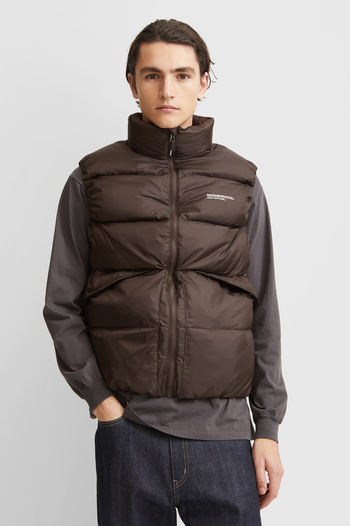 Neighborhood Base / E-Vest Brown | WoodWood.com